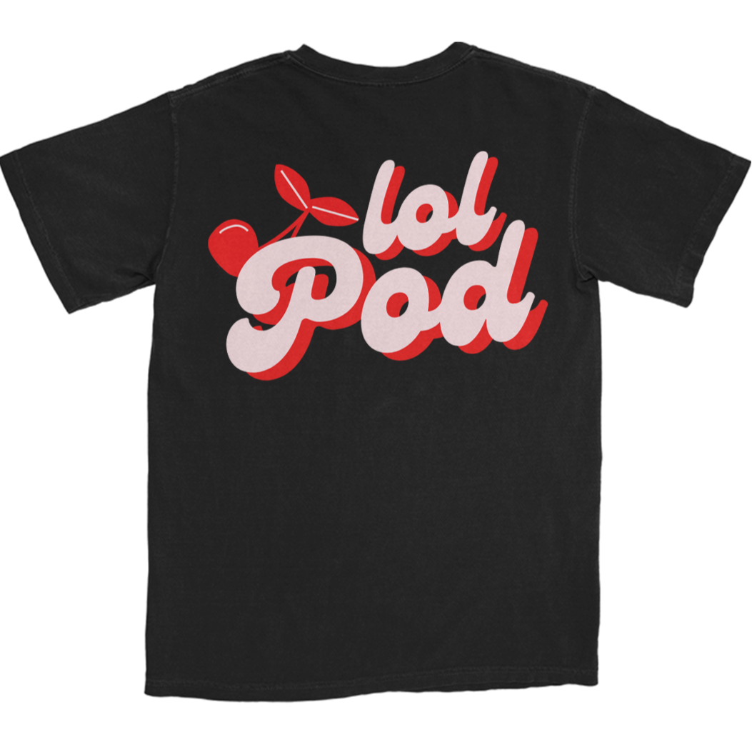 Cherry Logo Tee - Black