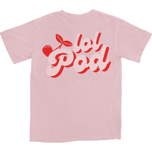 Cherry Logo Tee - Pink