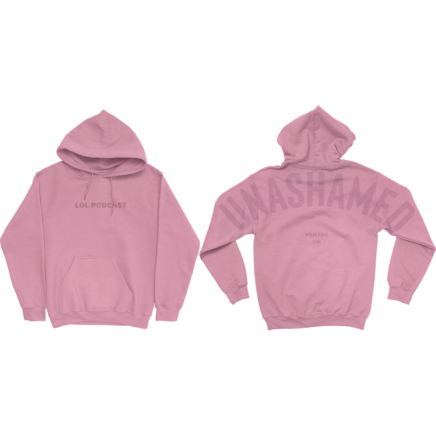 Unashamed Custom Hoodie (Pink)