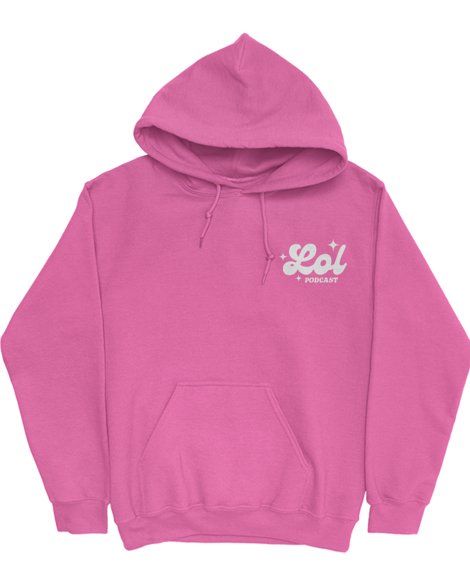 Just A Girl Hoodie - Pink