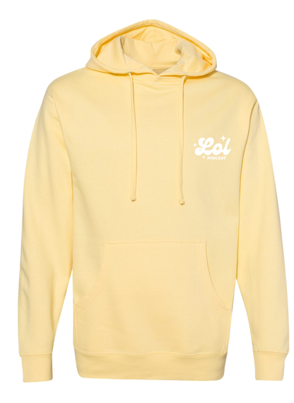 Just A Girl Hoodie - Light Yellow