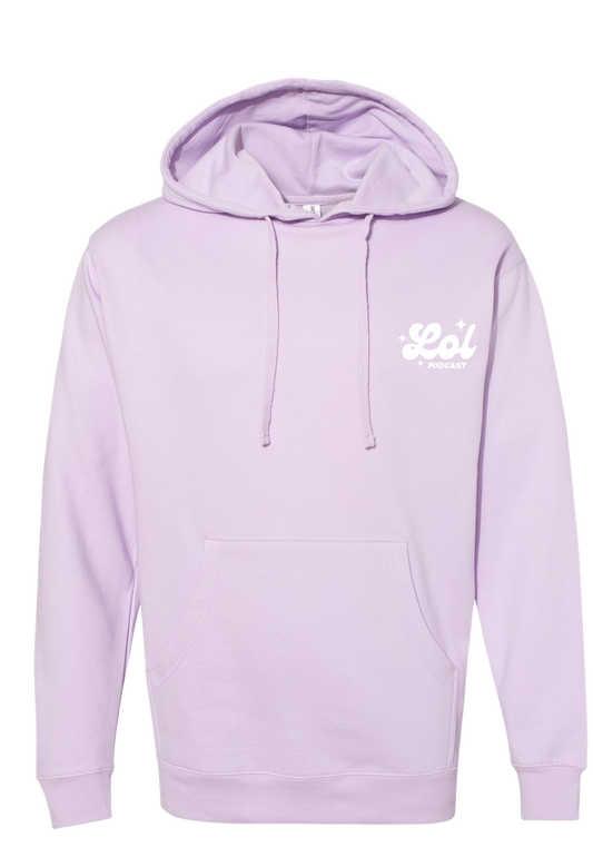 Just A Girl Hoodie - Lavender