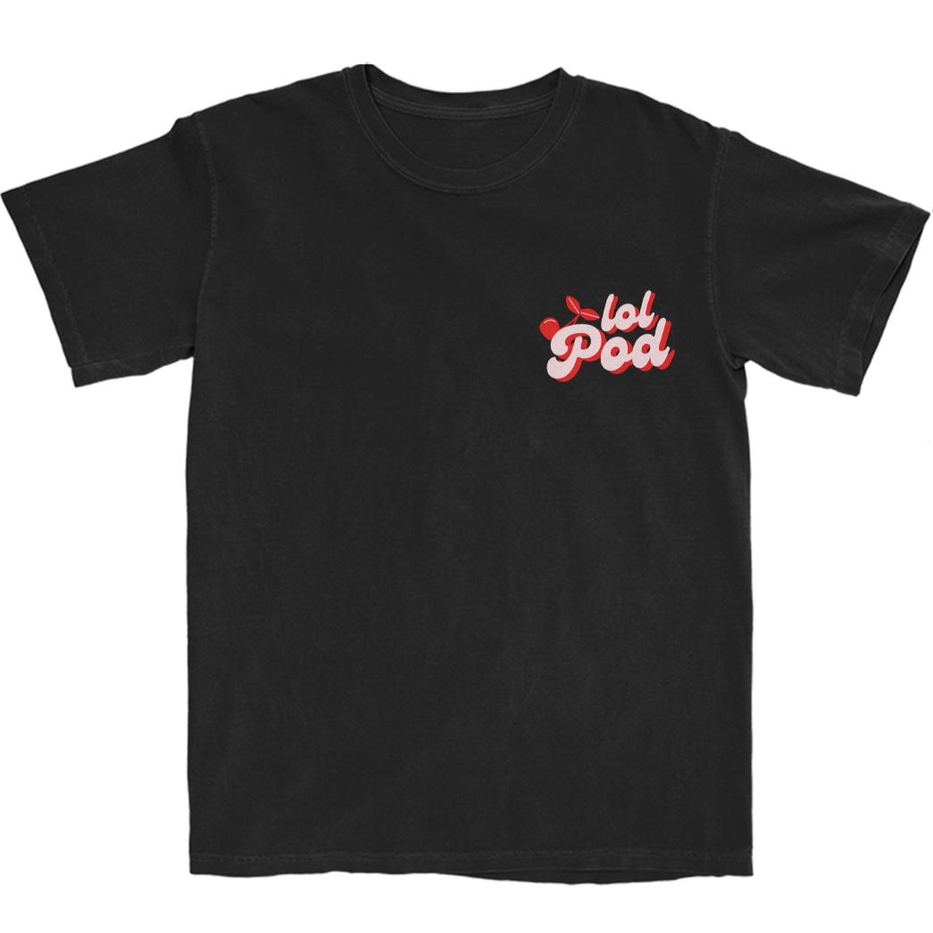 Cherry Logo Tee - Black