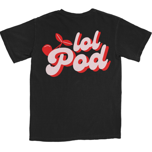 Cherry Logo Tee - Black