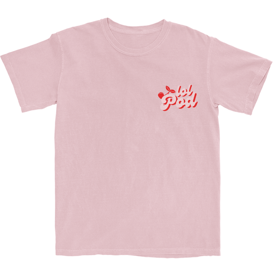 Cherry Logo Tee - Pink