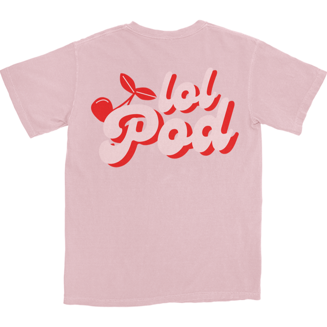 Cherry Logo Tee - Pink