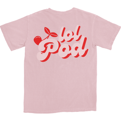 Cherry Logo Tee - Pink