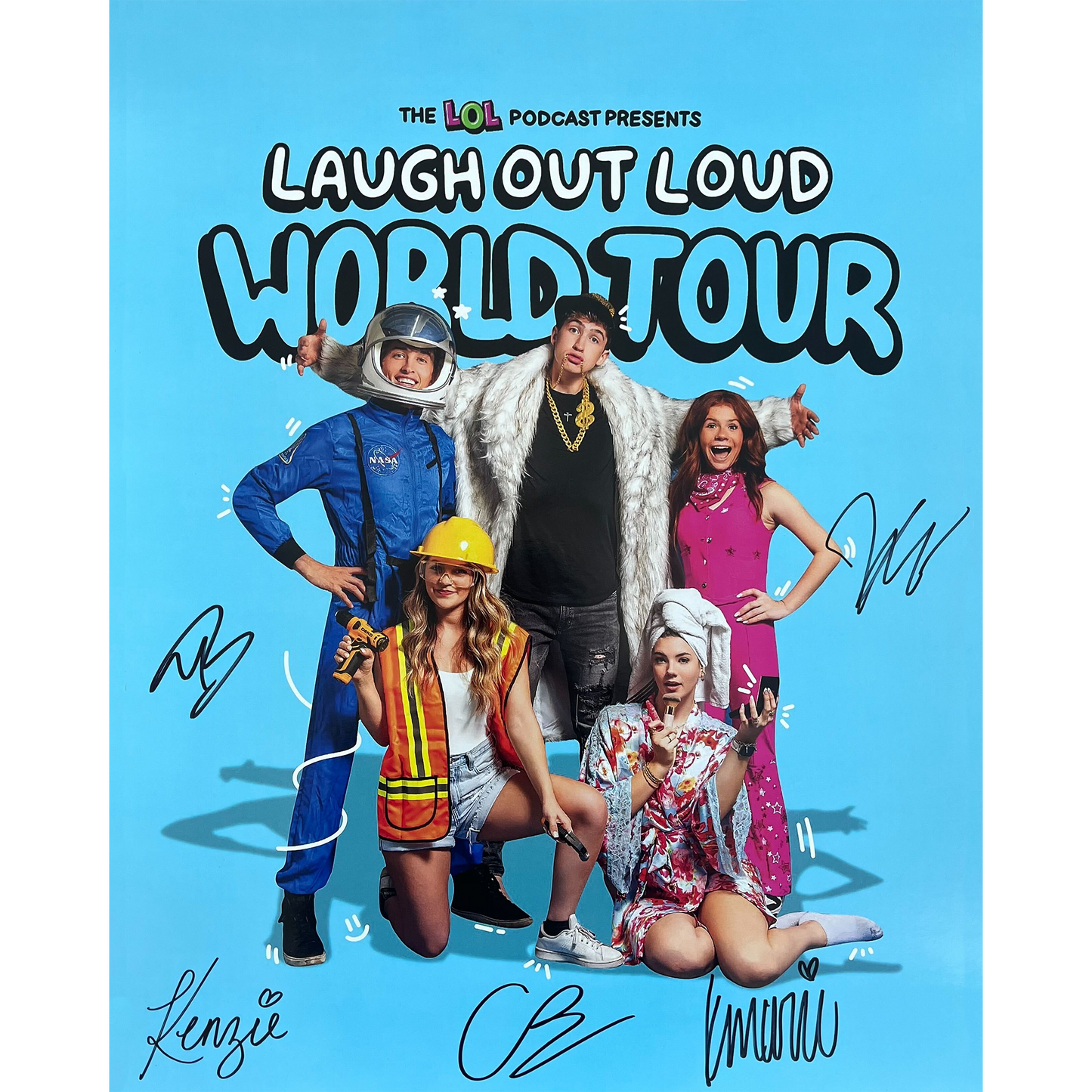 Signed World Tour Poster – LOL Podcast