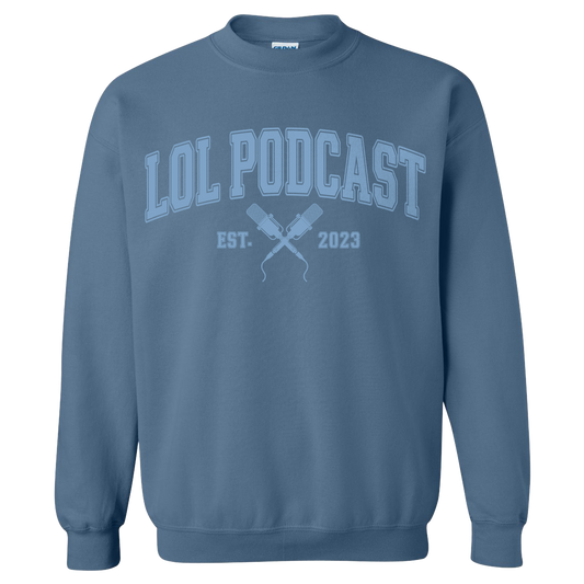 Collegiate Crewneck V2 (Indigo Blue)