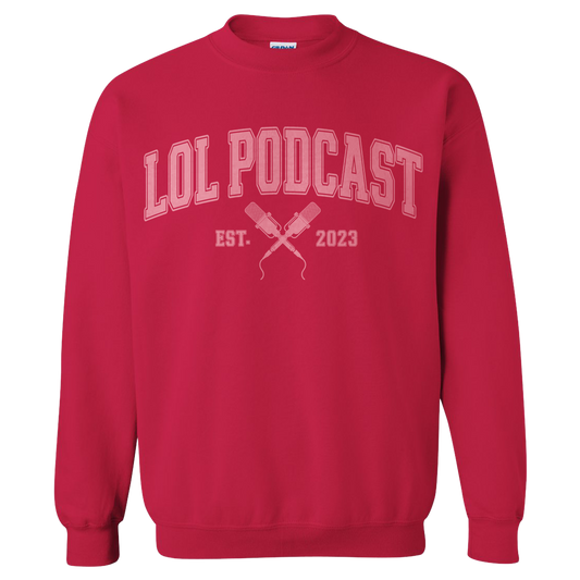 Collegiate Crewneck V2 (Red)